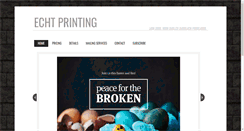 Desktop Screenshot of echtprinting.com