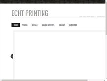 Tablet Screenshot of echtprinting.com